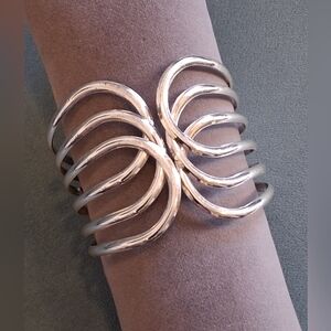 Abstract Women's Clamper Cuff Bracelet